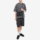 Neighborhood Men's Stripe T-Shirt in Charcoal