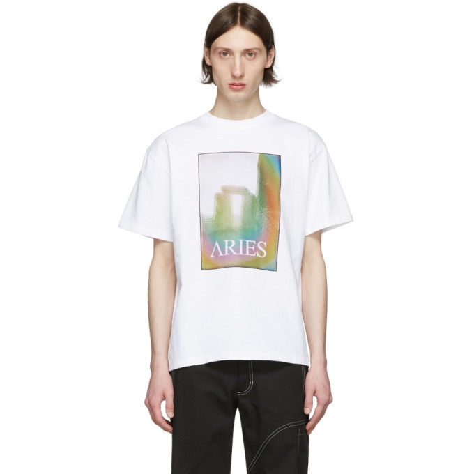 Photo: Aries White Stonehenge Polaroid T-Shirt