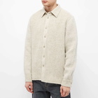 A Kind of Guise Men's Dullu Overshirt in Fuzzy Sesame