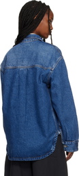Studio Nicholson Blue Paso Denim Shirt