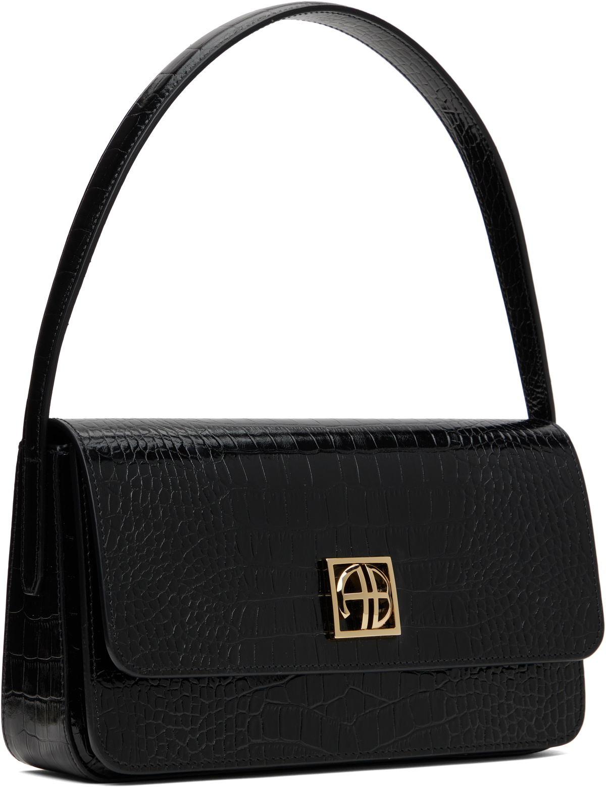 ANINE BING Black Elly Shoulder Bag