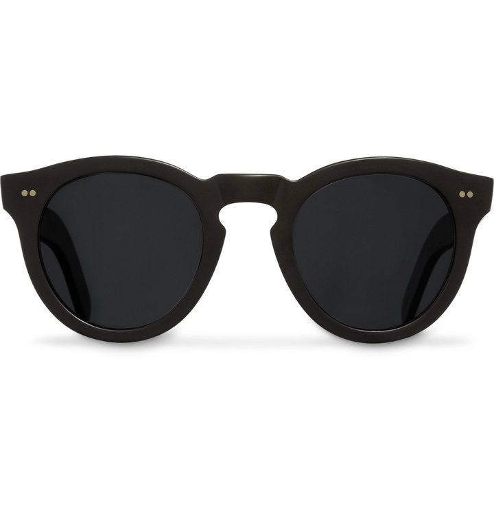 Photo: Cutler and Gross - Round-Frame Acetate Sunglasses - Beige