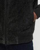 Closed Leather Jacket Blue Bomber Jackets