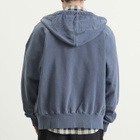 FrizmWORKS Men's OG Pigment Dyed Zip Hoodie in Blue