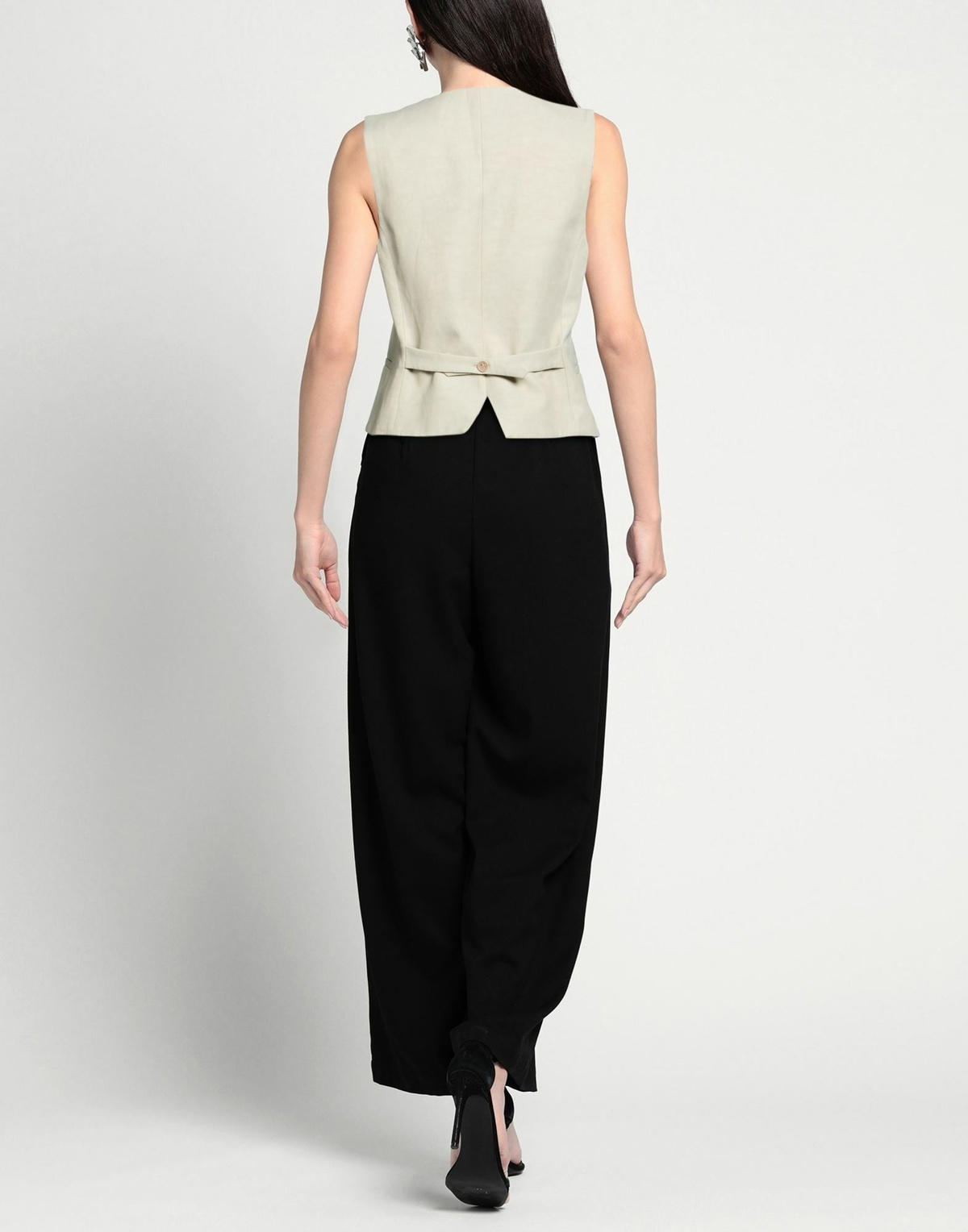 P. a.r. o.s. h. Womens Tailored Vest Light in Grey
