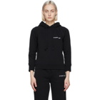 Helmut Lang Black Shrunken Hoodie