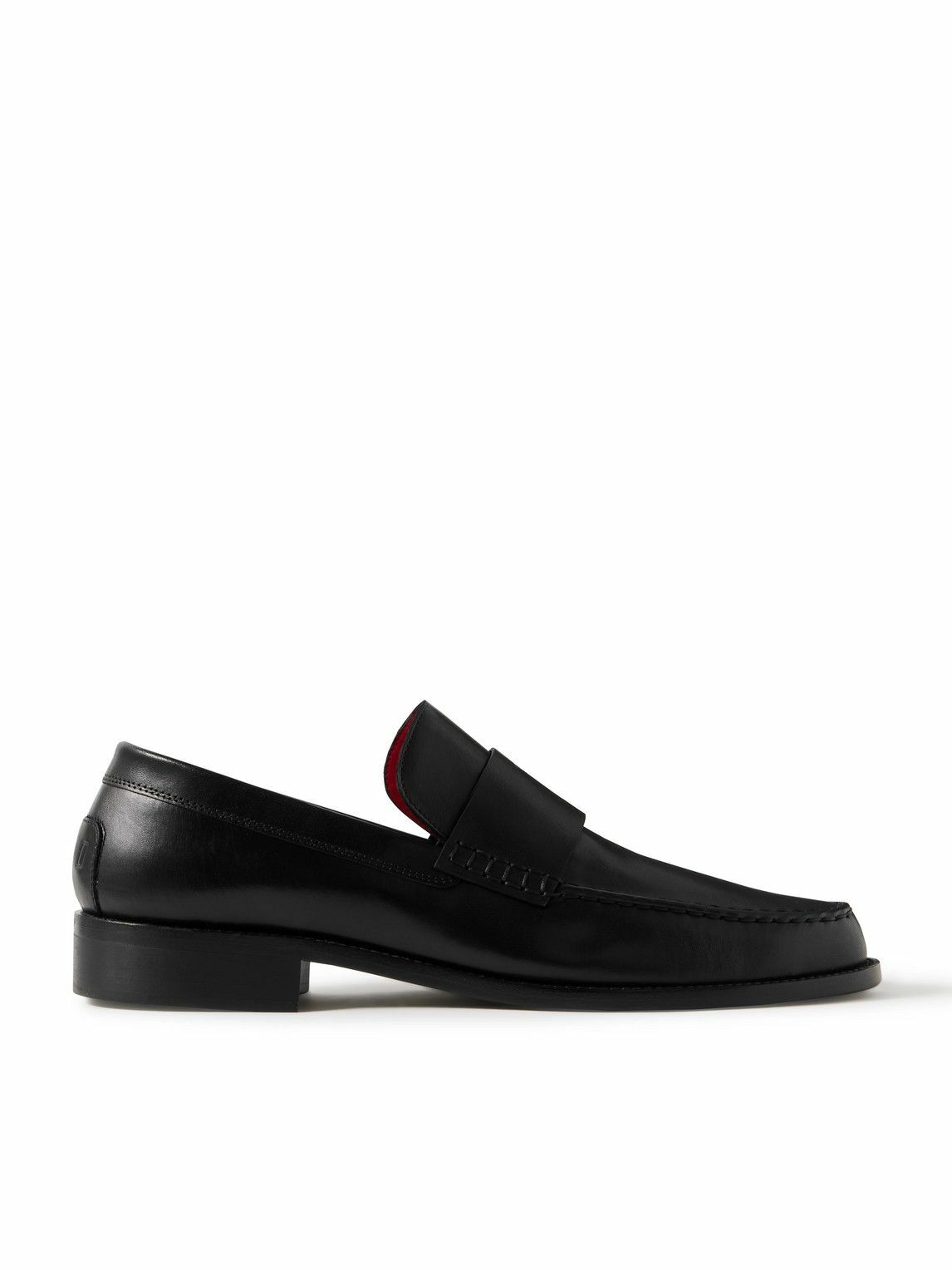 Enfants Riches Déprimés - Logo-Debossed Leather Loafers - Black