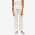 DONNI. Women's Jersey Simple Trousers in Cream