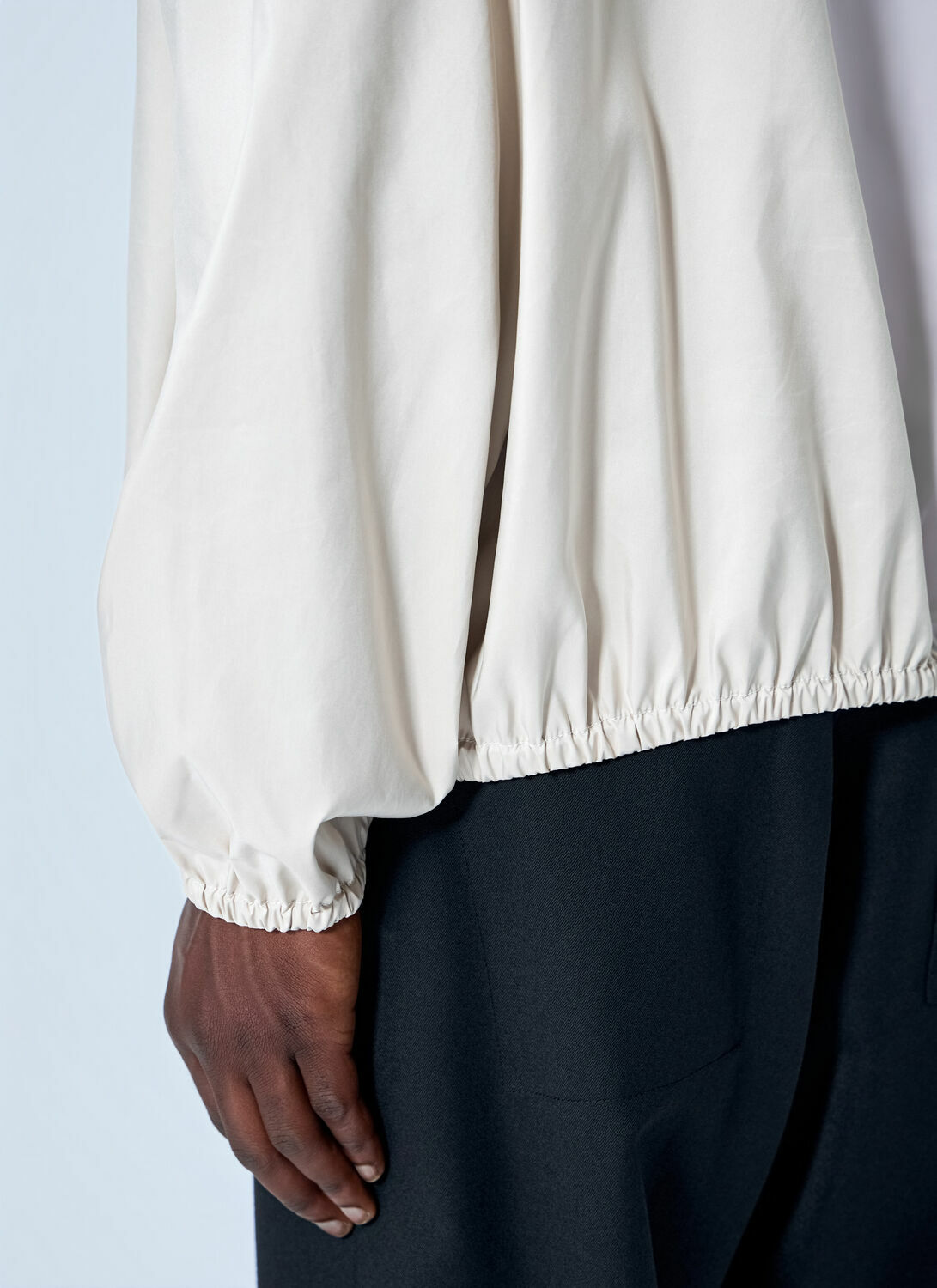 Miu Miu Technical Pongé Sweatshirt