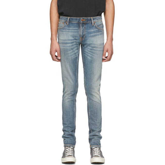 Photo: Nudie Jeans Blue Skinny Lin Jeans