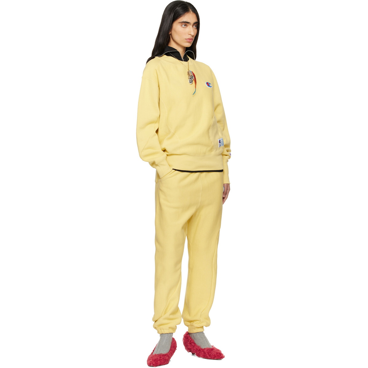 UNDERCOVER Yellow Champion Edition UC2E1801-1 Sweatshirt