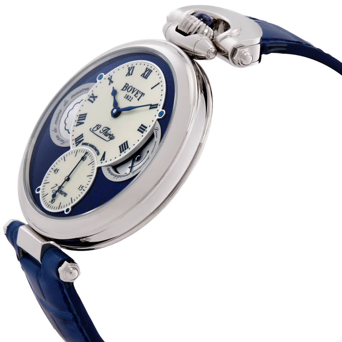 Bovet 19Thirty Hand Wind Mens Watch NTS0104