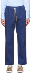 Gucci Navy Relaxed-Fit Sweatpants