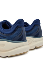 Hoka Bondi 9 Jacquard Mesh-knit Sneakers Navy