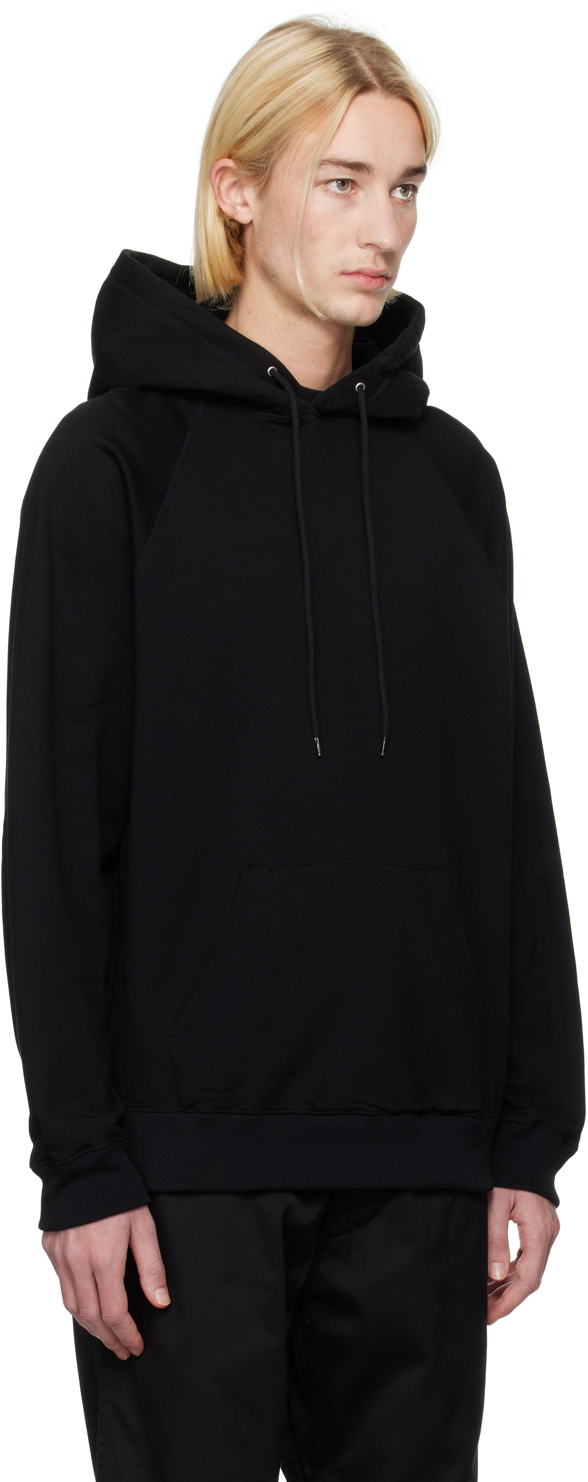 nanamica Black Pullover Sweat Hoodie