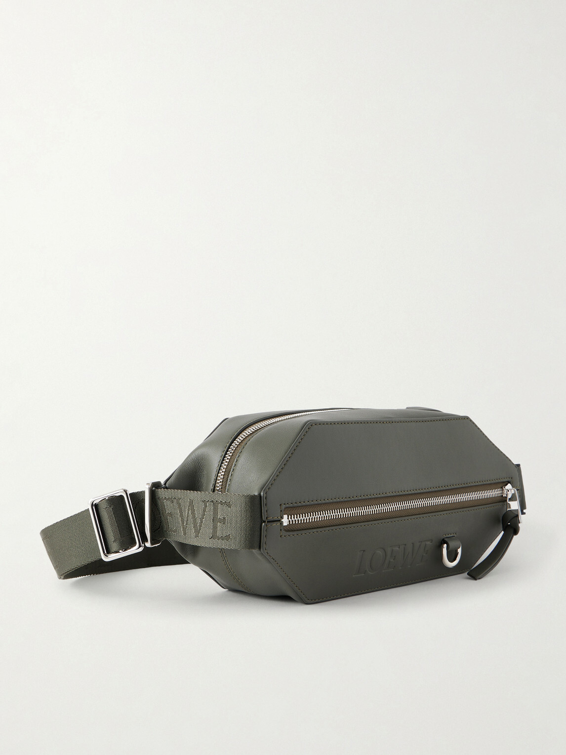 LOEWE - Logo-Debossed Leather Belt Bag