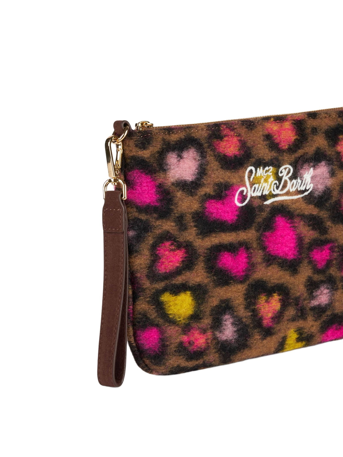 MC2 Saint Barth Parisienne Cross Body Pouch Bag With Animalier Pattern