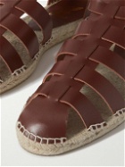 Castañer - Ancient Greek Sandals Samos Leather Sandals - Brown