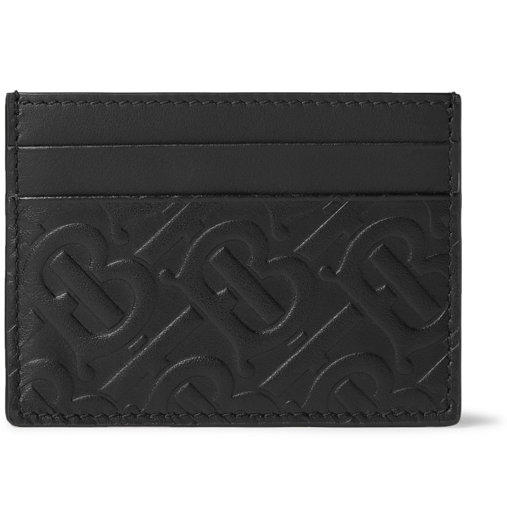 Photo: Burberry - Logo-Embossed Leather Cardholder - Black