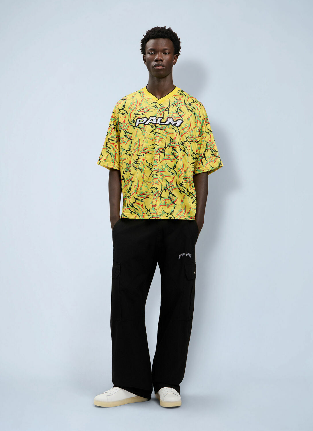Palm Angels Tribal Allover Palm Sport T-Shirt