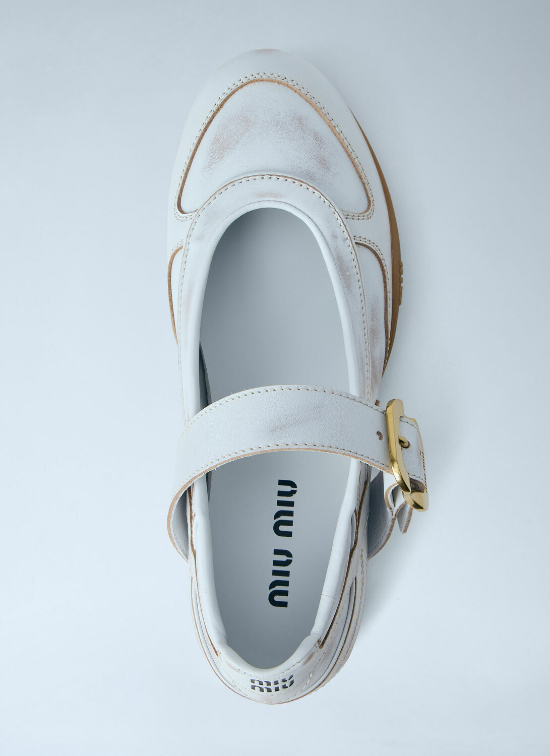 Miu Miu Gymnasium Ballerina Flats