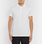 Saint Laurent - Cotton-Piqué Polo Shirt - Men - White