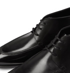 John Lobb - Alston Polished-Leather Derby Boots - Black