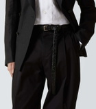 Dolce&Gabbana Braided leather belt