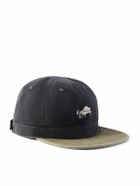 KAPITAL - Life Scherzo Chino Brimfield Embroidered Cotton-Twill Cap