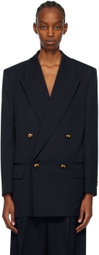 Bottega Veneta Navy Knot Blazer