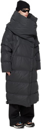 Templa Black Wrap Down Coat
