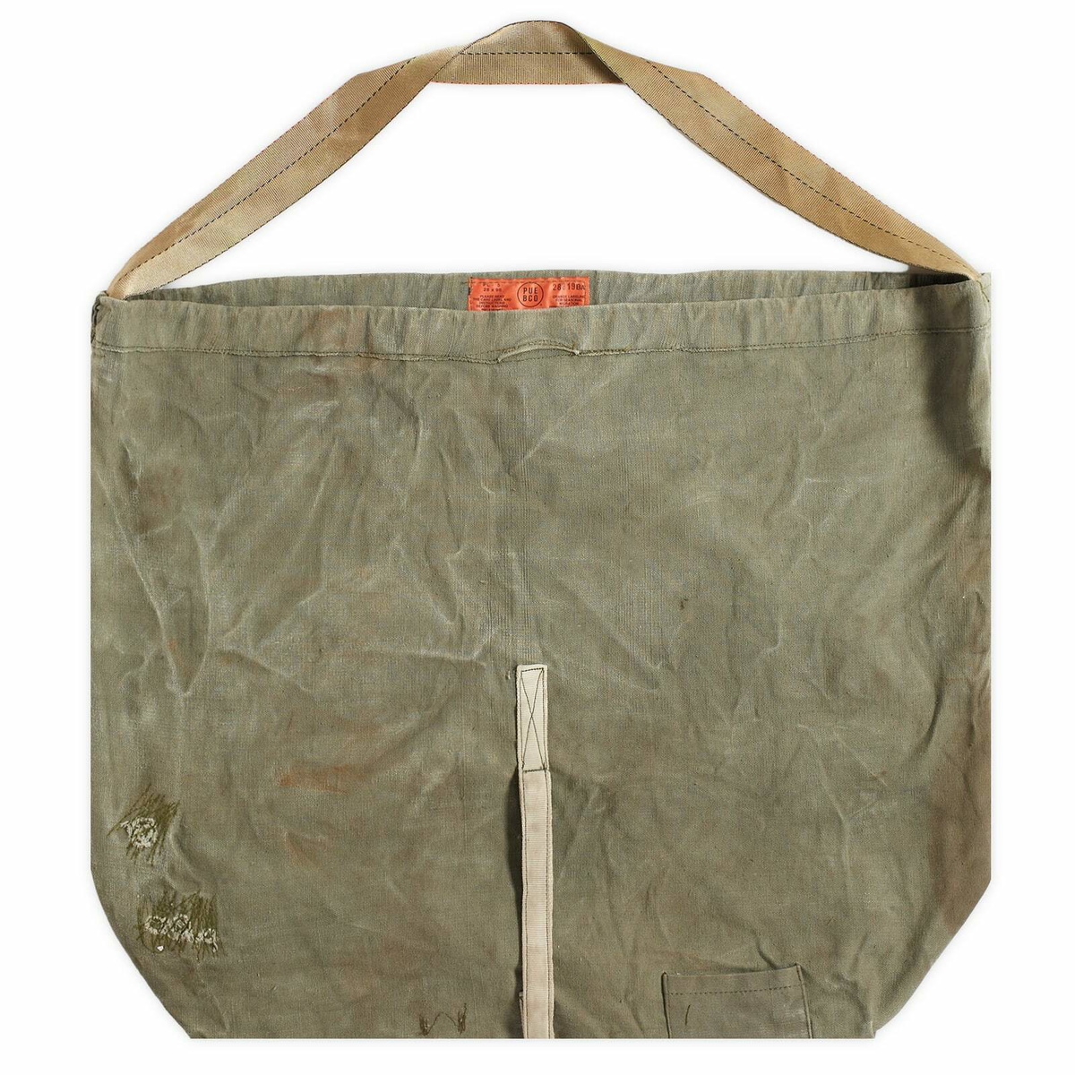 Puebco Vintage Material Shoulder Bag in Olive Puebco