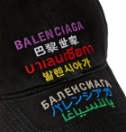 BALENCIAGA - Logo-Embroidered Twill Baseball Cap - Black