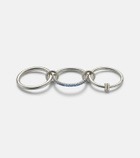 Spinelli Kilcollin Raneth sterling silver ring with sapphires and diamonds