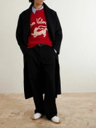 Valentino Garavani - Embroidered Virgin Wool Sweater - Red