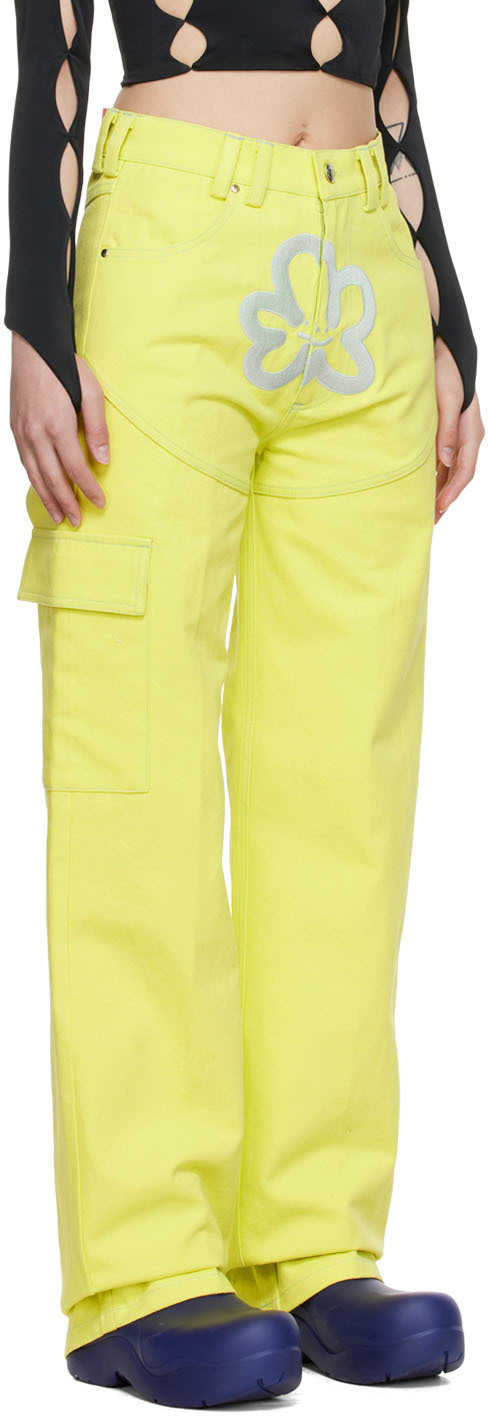 Marshall Columbia SSENSE Exclusive Green Denim Trousers
