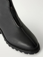 MORJAS - Alpine Shearling-Lined Leather Chelsea Boots - Black