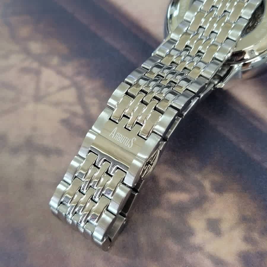 Arbutus Swiss-made Collection Automatic White Dial Mens Watch ARS1609SWS