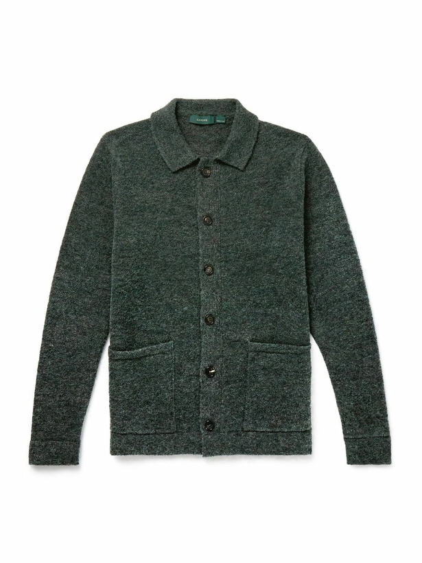 Photo: Incotex - Zanone Slim-Fit Virgin Wool-Blend Cardigan - Gray