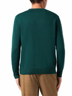 MC2 Saint Barth Man Crewneck Sweater With Courmayeur Après Ski Embroidery
