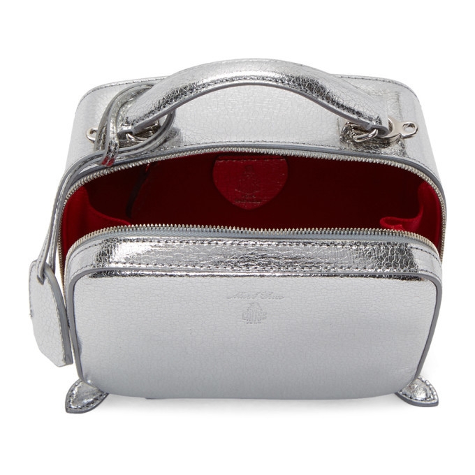 Mark Cross Silver Baby Laura Bag