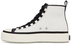 AMIRI White & Black M.A. Court High Sneakers