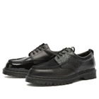 Dr. Martens Men's x BEAMS Lowell Shoe in Orleans Patent Bronx Suede Atlas Croc Emboss