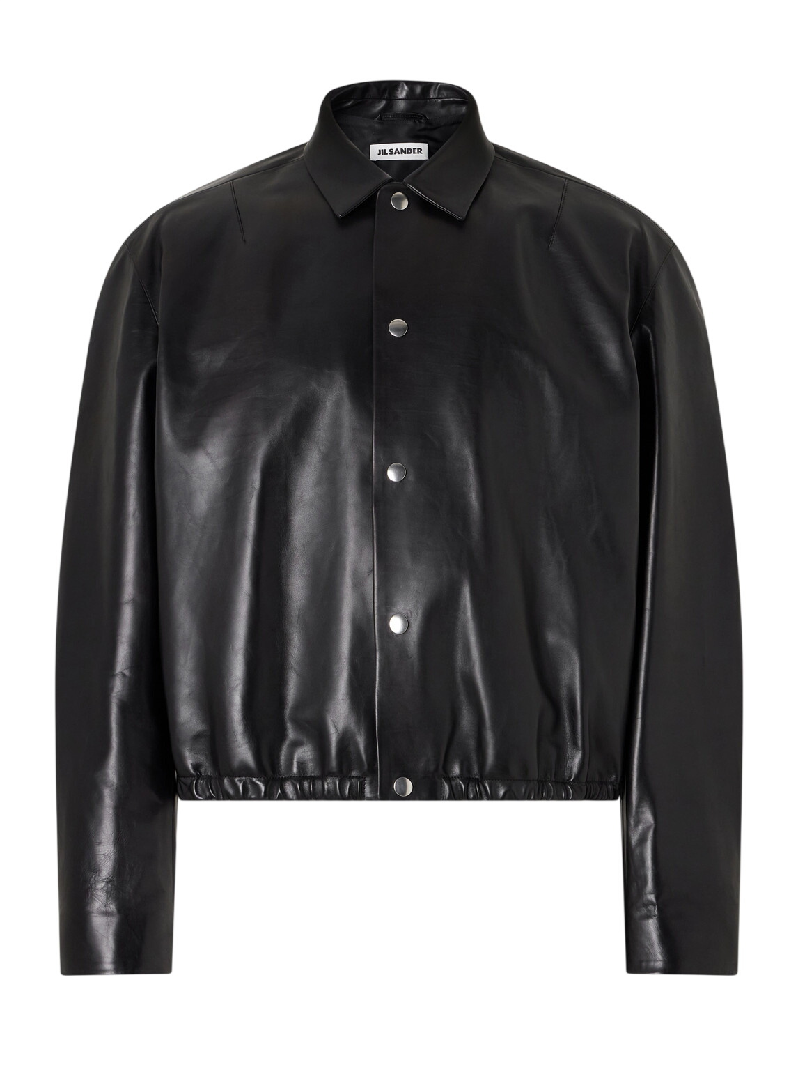 JIL SANDER ブラックレザージャケット Jil Sander - Leather Jacket - Black Jil Sander