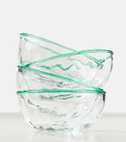 Akua Objects Peter set of 4 glass bowls