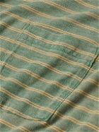 Beams Plus - Indigo Striped Cotton-Jersey T-Shirt - Green