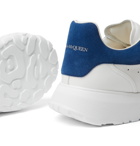 Alexander McQueen - Exaggerated-Sole Suede-Trimmed Leather Sneakers - White