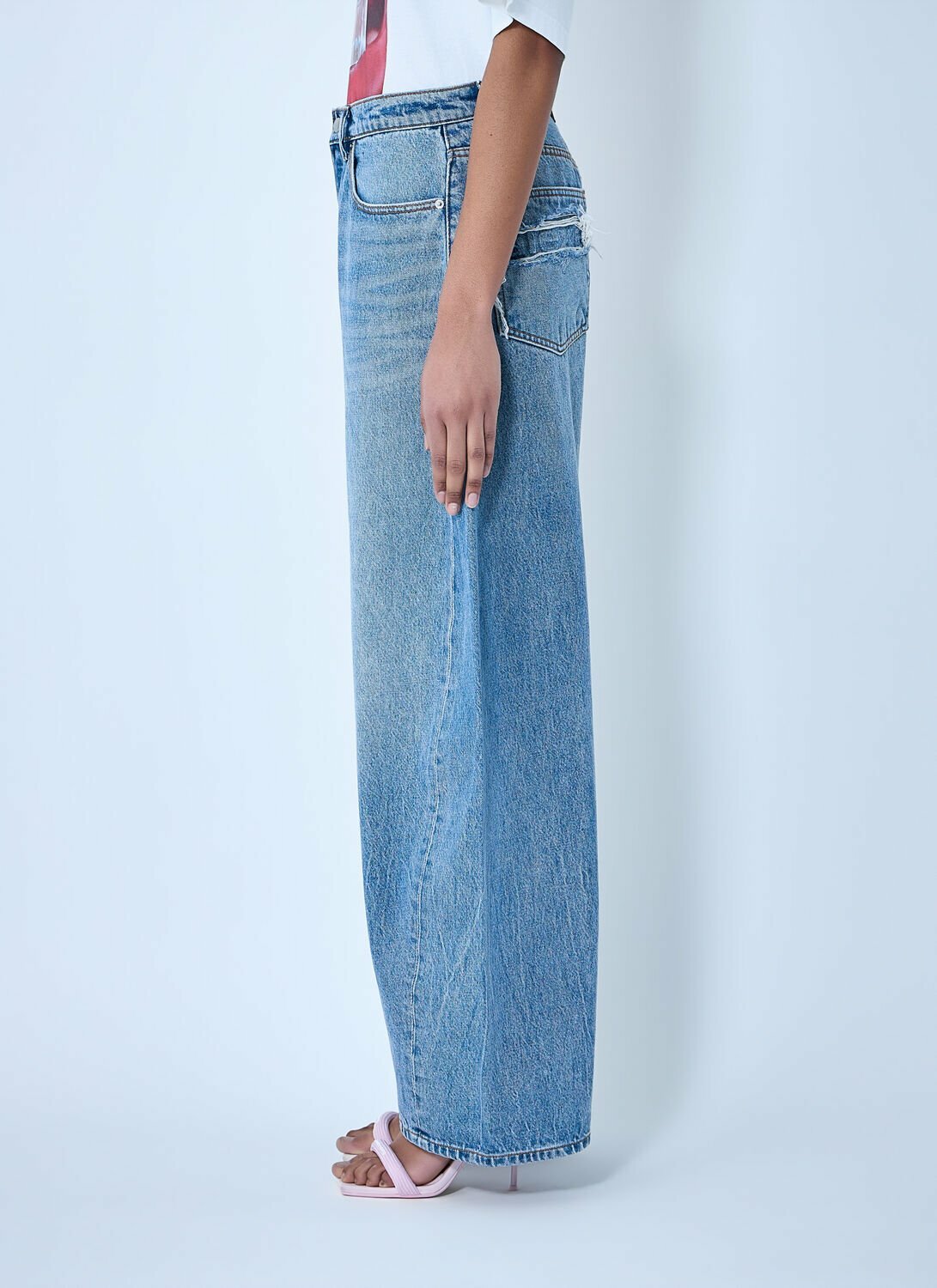 Alexander Wang Wide-Leg Denim Jeans