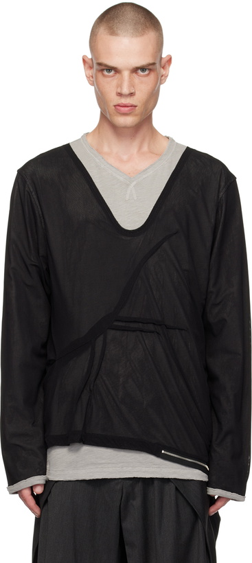 Photo: Kiko Kostadinov Black & Gray Knox T-shirt