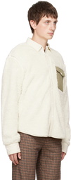 rag & bone White Waffle Backed Jacket